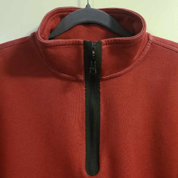 Banana Republic - Red 1/4 Zip Sweatshirt - Picture 8 of 9